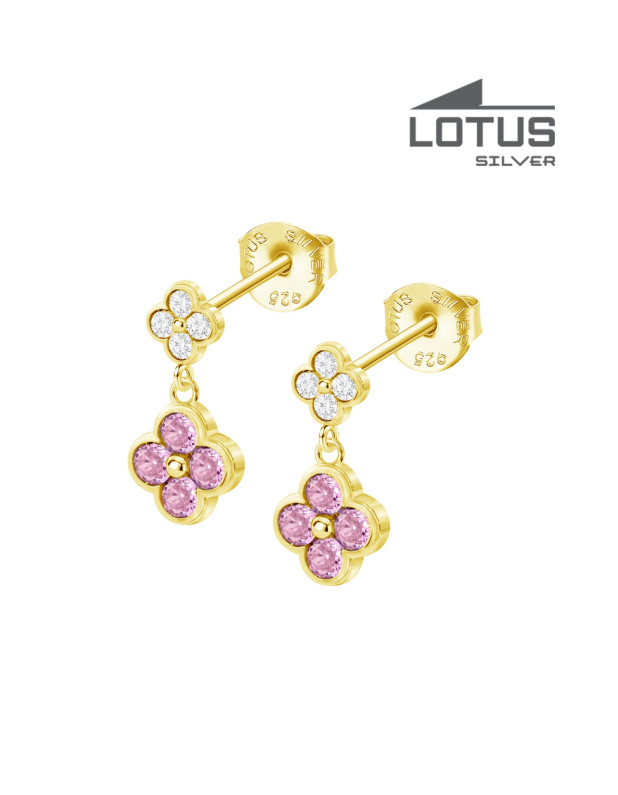 LOTUS SILVER EARRINGS